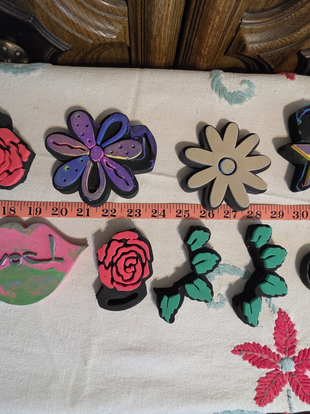 Floral Foam Stamps - Set Of 8